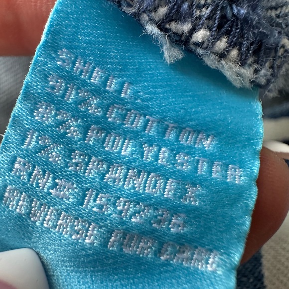 J. MCLAUGHLIN Lexi Willow Bluff Stretch Jeans zebra‎ blue size 12 skinny pants - Picture 5 of 6